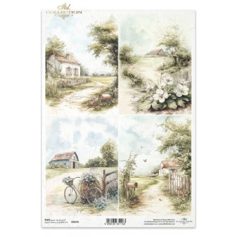ITD COLLECTION DECOUPAGE RICE PAPER A4 - R2576