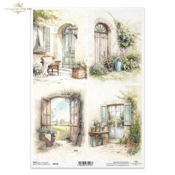 ITD COLLECTION DECOUPAGE RICE PAPER A4 - R2578