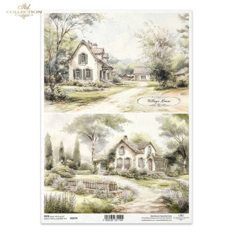 ITD COLLECTION DECOUPAGE RICE PAPER A4 - R2579