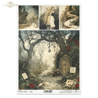 ITD COLLECTION DECOUPAGE RICE PAPER A4 - R2630