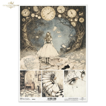 ITD COLLECTION DECOUPAGE RICE PAPER A4 - R2632