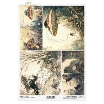 ITD COLLECTION ДЕКУПАЖНА ОРИЗОВА ХАРТИЯ А4 - R2657