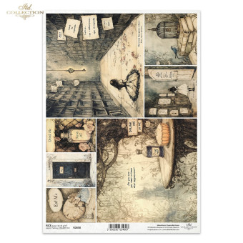 ITD COLLECTION ДЕКУПАЖНА ОРИЗОВА ХАРТИЯ А4 - R2658