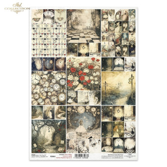 ITD COLLECTION DECOUPAGE RICE PAPER A4 - R2661