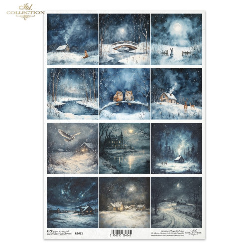 ITD COLLECTION DECOUPAGE RICE PAPER A4 - R2662
