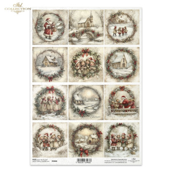 ITD COLLECTION DECOUPAGE RICE PAPER A4 - R2666