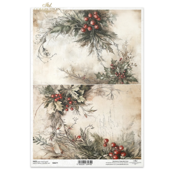ITD COLLECTION DECOUPAGE RICE PAPER A4 - R2677