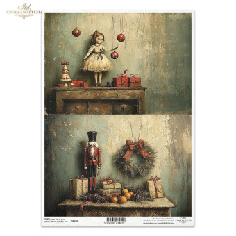 ITD COLLECTION DECOUPAGE RICE PAPER A4 - R2680