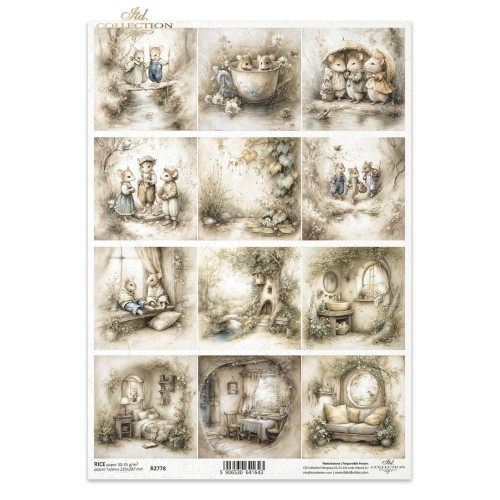 ITD COLLECTION ДЕКУПАЖНА ОРИЗОВА ХАРТИЯ А4 - R2778