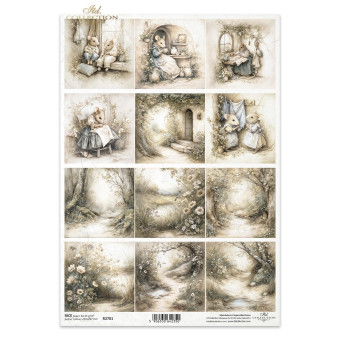ITD COLLECTION ДЕКУПАЖНА ОРИЗОВА ХАРТИЯ А4 - R2781