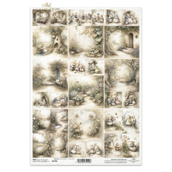 ITD COLLECTION ДЕКУПАЖНА ОРИЗОВА ХАРТИЯ А4 - R2788