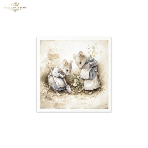 ITD COLLECTION MINI RICE PAPER К-КТ 6БР 14.8X14.8CM - RSM234