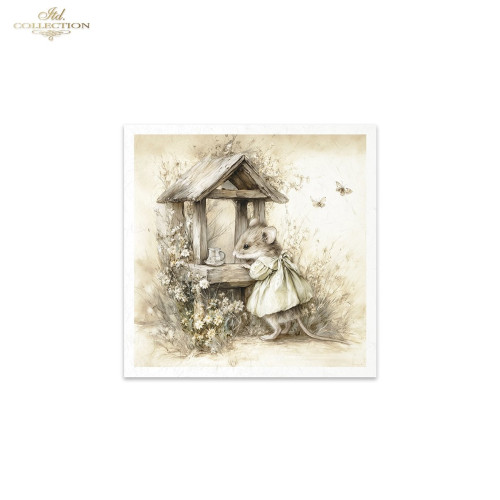 ITD COLLECTION MINI RICE PAPER К-КТ 6БР 14.8X14.8CM - RSM234