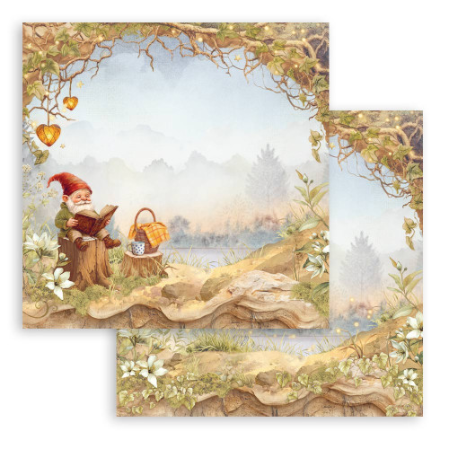 STAMPERIA WHISPERING WOODS CARD 30.5/30.5CM - SBB1093