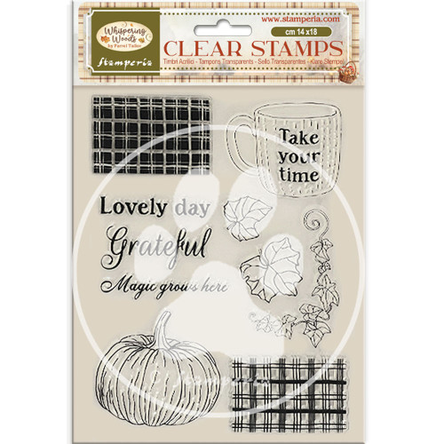 STAMPERIA WHISPERING WOODS SILICONE STAMP 14/18CM - WTK225