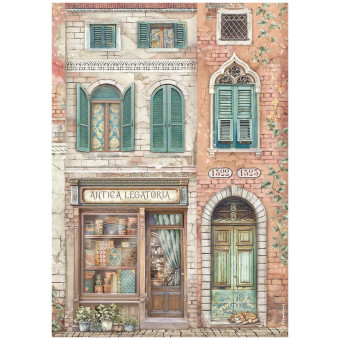 STAMPERIA VENICE DECOUPAGE PAPER A4-DFSA41041