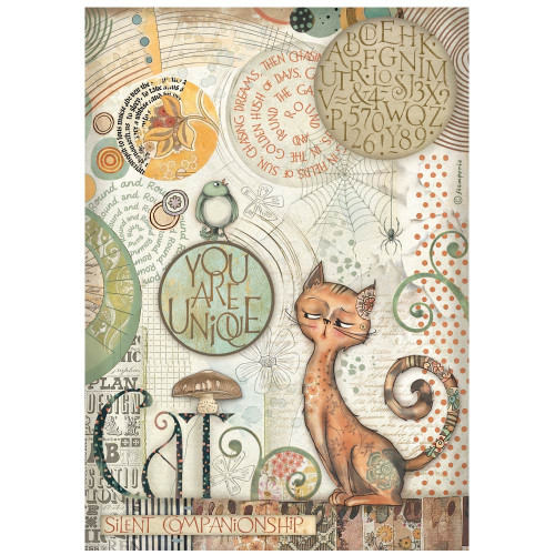 STAMPERIA FURRY FRIENDS ДЕКУПАЖНА ХАРТИЯ А4 - DFSA41066