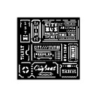 STAMPERIA ART OF TRAVELLING ШАБЛОН 12 Х 12 СМ - KSTDS - 06
