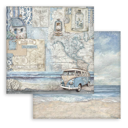 STAMPERIA SILENT SEA CARDBOARD 30.5/30.5CM-SBB1065
