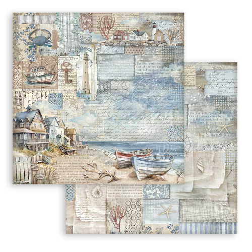STAMPERIA SILENT SEA CARDBOARD 30.5/30.5CM-SBB1066
