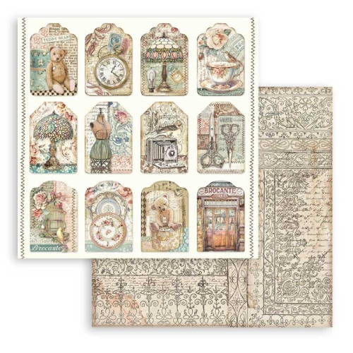 STAMPERIA BROCANTE ДИЗАЙНЕРСКИ КАРТОН 30,5/30,5 СМ - SBB988