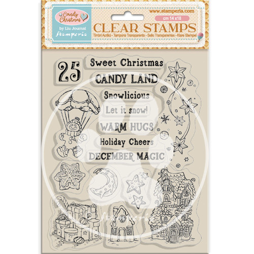 STAMPERIA CANDY CHRISTMAS СИЛИКОНОВ ПЕЧАТ 14/18CM - WTK223
