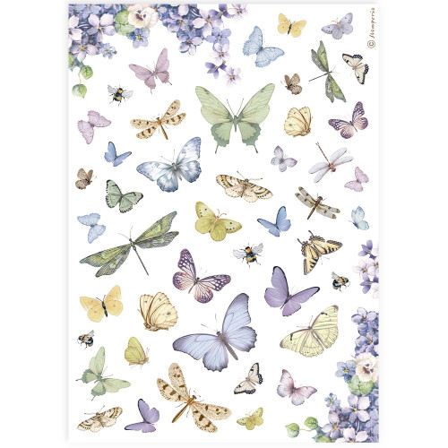 STAMPERIA DECOUPAGE RICE PAPER A4 - DFSA4891