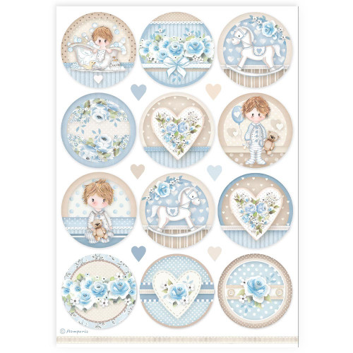 STAMPERIA DECOUPAGE RICE PAPER A4 - DFSA4906