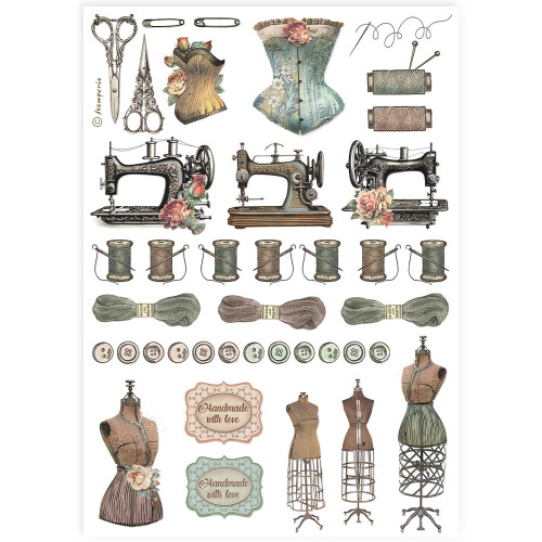 STAMPERIA DECOUPAGE RICE PAPER A4 - DFSA4908