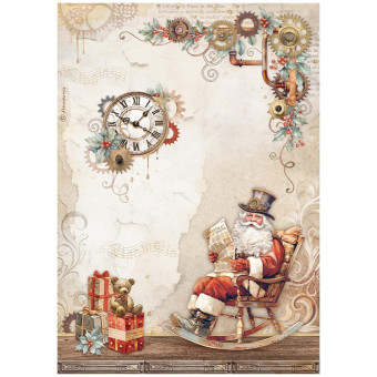 STAMPERIA GEAR UP FOR CHRISTMAS ДЕКУПАЖНА ХАРТИЯ А4-DFSA4938