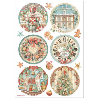 STAMPERIA THE NUTCRACKER DECOUPAGE PAPER A4 - DFSA4944