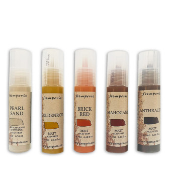 STAMPERIA PATINA TEXTURE PAINTS SET KE56 5X20 ML
