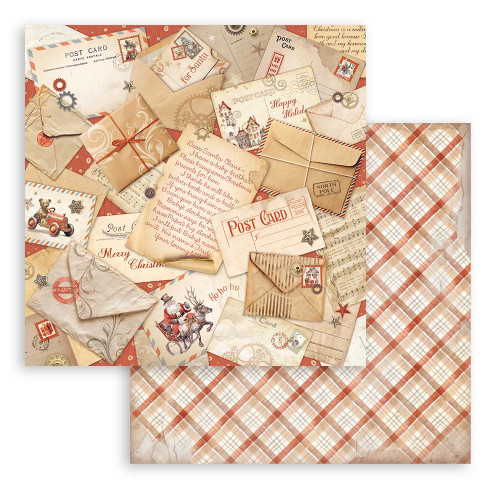 STAMPERIA GEAR UP FOR CHRISTMAS CARDBOARD 30.5/30.5CM-SBB1012