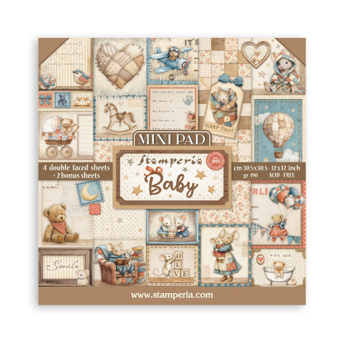 STAMPERIA BABY МИНИ БЛОКЧЕ ХАРТИЯ 30,5/30,5 СМ - SBBM001