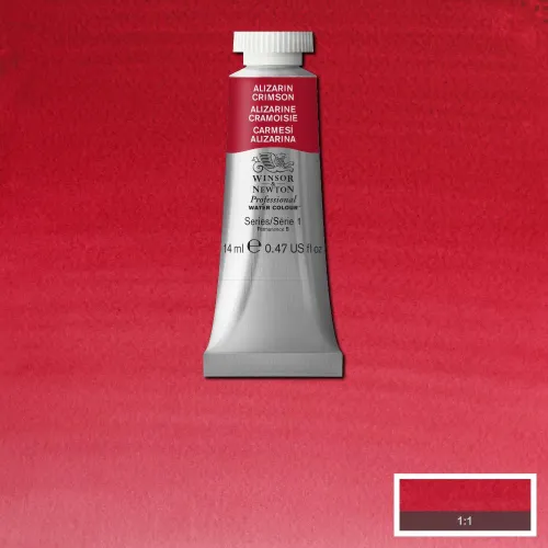 W&N АКВАРЕЛНА БОЯ PROFESSIONAL 14 МЛ - ALIZARIN CRIMSON