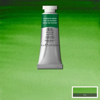 W&N АКВАРЕЛНА БОЯ PROFESSIONAL 14 МЛ. - HOOKER'S GREEN