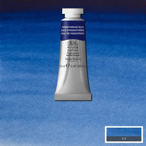 W&N АКВАРЕЛНА БОЯ PROFESSIONAL 14 МЛ - INDANTHRENE BLUE