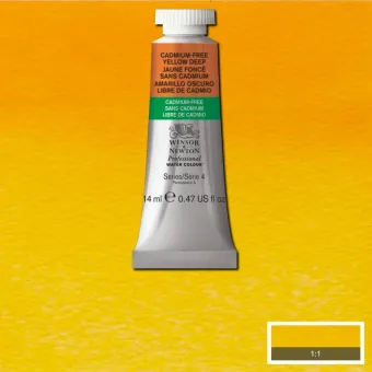 W&N АКВАРЕЛНА БОЯ PROFESSIONAL 14 МЛ - CAD FREE YELLOW DEEP