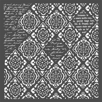 STAMPERIA MEDIA STENCIL - ШАБЛОН 30 Х 30 СМ - KSTDG02