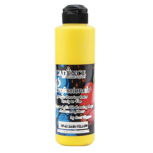 CADENCE АКРИЛНА POURING БОЯ 250 МЛ. - YELLOW PP-03