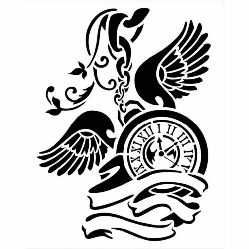STAMPERIA MEDIA STENCIL - ШАБЛОН 20 Х 25 СМ - KSTD034
