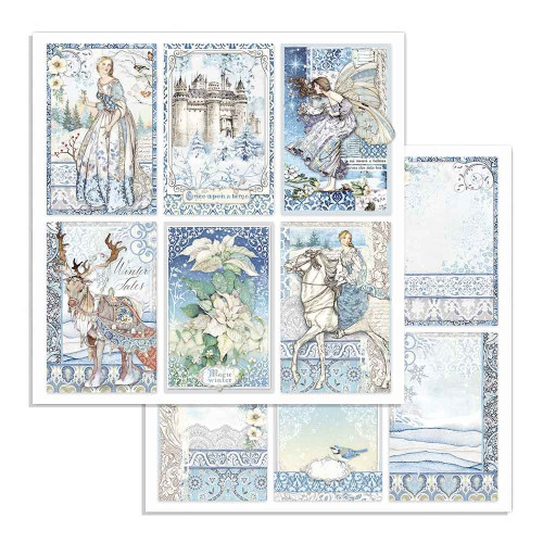 STAMPERIA БЛОКЧЕ ДИЗАЙНЕРСКА ХАРТИЯ 15,2/15,2 СМ - SBBXS04