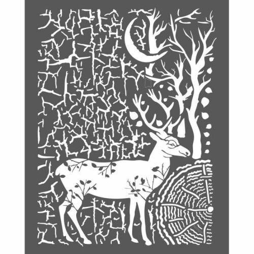 STAMPERIA MEDIA STENCIL - TEMPLATE 20 X 25 CM - KSTD044