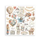 STAMPERIA BABY RUB ON KIT DFLRBX05