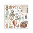 STAMPERIA BABY RUB ON KIT DFLRBX05