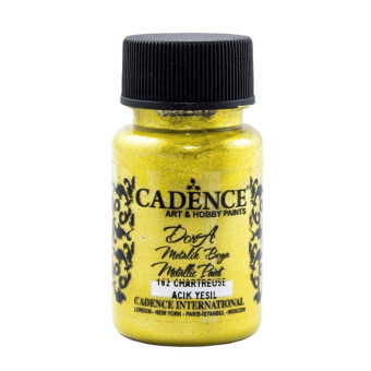CADENCE ACRYLIC PAINT METALLIC DORA 50 ML. - CHARTREUSE 162