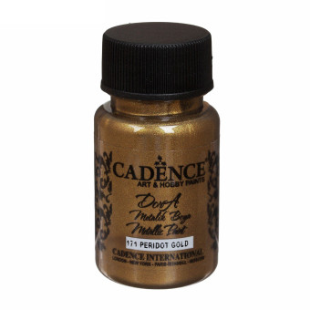 CADENCE ACRYLIC PAINT METALLIC DORA 50 ML. - PERIDOT GOLD 171