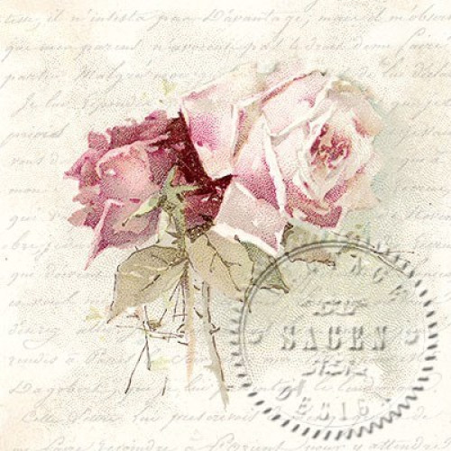 SAGEN VINTAGE NAPKINS FOR DECOUPAGE 33/33 CM - 80055