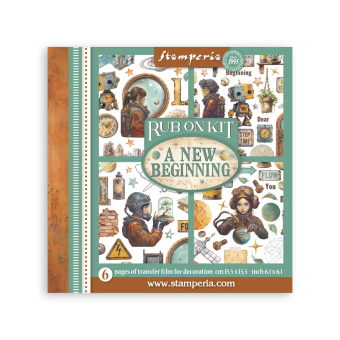 STAMPERIA A NEW BEGINNING RUB ON KIT DFLRBX10