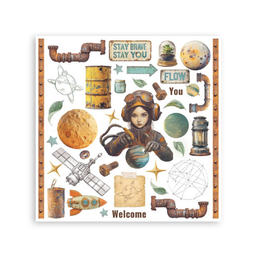 STAMPERIA A NEW BEGINNING RUB ON KIT DFLRBX10